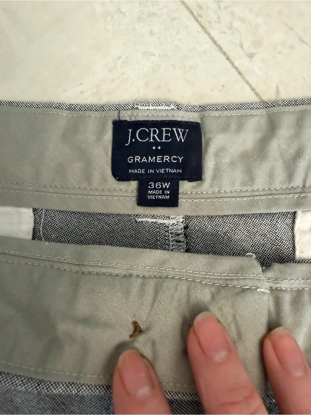 J. Crew Men's Gray Tailored Flat-Front Shorts